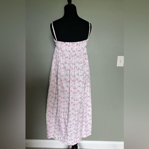 WAYF Nella midi shift dress size S floral spaghetti straps cottagecore pockets - Picture 8 of 12
